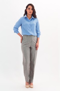 Рубашка голубая с длинным рукавом Braslava(фото2)