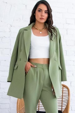 Жакет светло-зелёный с карманами Braslava