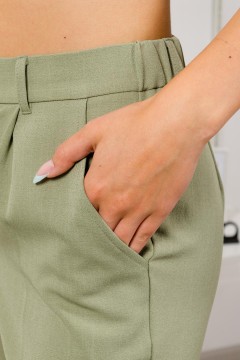 Брюки классические светло-зелёные Braslava(фото4)