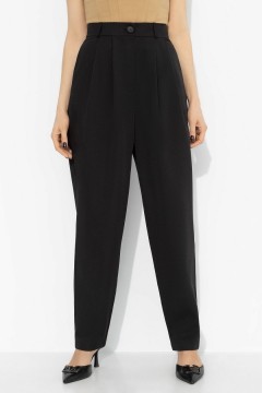 Брюки чёрные с защипами Charutti(фото3)