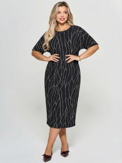 Платье-футляр чёрное Dora(фото3)