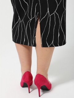 Платье-футляр чёрное Dora(фото7)