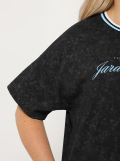 Футболка трикотажная тёмно-серая с принтом Dora(фото7)