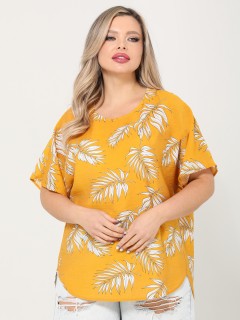 Блузка яркая с короткими рукавами Dora(фото3)