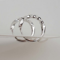 Серьги с замком кольцо Rada(фото2)