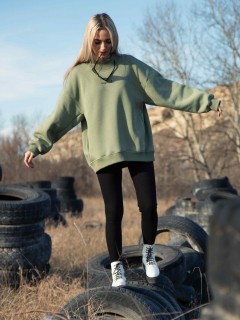 Свитшот женский оверсайз с начёсом Kosmos(фото2)
