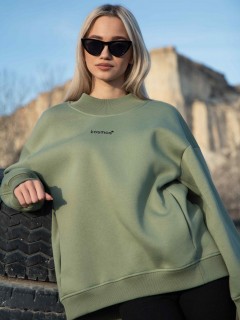 Свитшот женский оверсайз с начёсом Kosmos(фото3)