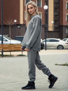 Свитшот женский оверсайз с начёсом Kosmos(фото4)