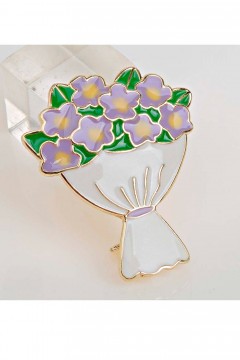 Брошь с эмалью Rada