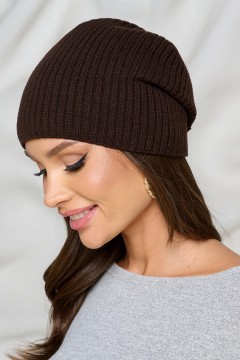 Шапка универсальная шоколадного цвета Bellovera(фото5)