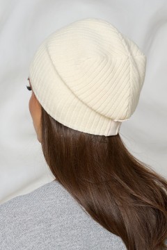 Шапка универсальная в молочном цвете Bellovera(фото4)
