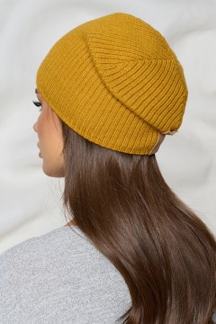 Шапка универсальная в горчичном цвете Bellovera(фото4)