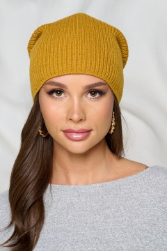 Шапка универсальная в горчичном цвете Bellovera(фото2)