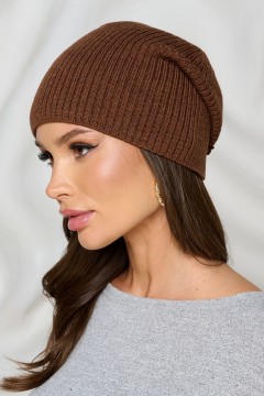 Шапка универсальная в шоколадном цвете Bellovera(фото4)