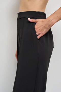 Брюки трикотажные чёрные с карманами Jetty(фото6)