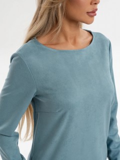 Платье вельветовое мятного цвета Jetty(фото4)