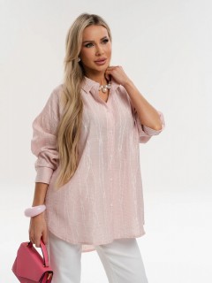 Рубашка светло-розовая с длинным рукавом Jetty(фото5)