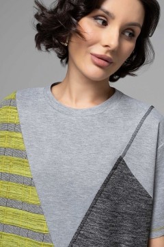 Футболка трикотажная с акцентными строчками Charutti(фото5)