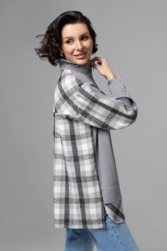 Свитшот серый комбинированный Charutti(фото6)