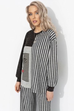 Свитшот в полоску для дома Charutti(фото3)