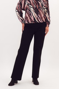 Брюки чёрные из трикотажа Braslava(фото2)