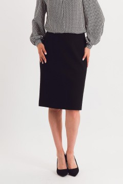 Юбка-карандаш светло-зелёная из искусственной замши Braslava(фото3)