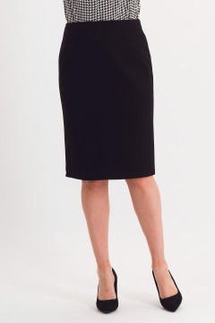 Юбка-карандаш светло-зелёная из искусственной замши Braslava(фото4)