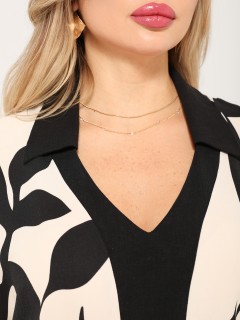 Платье бежевое с разрезами по низу Dora(фото5)