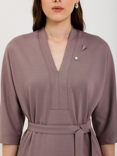 Платье трикотажное с брошкой Priz(фото3)