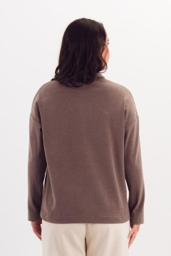 Джемпер светло-коричневый трикотажный Braslava(фото7)