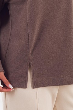 Джемпер светло-коричневый трикотажный Braslava(фото6)