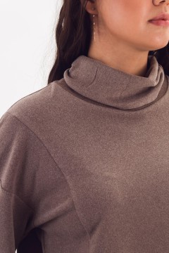 Джемпер светло-коричневый трикотажный Braslava(фото4)