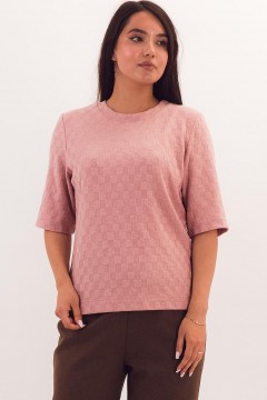 Футболка трикотажная светло-розового цвета Braslava