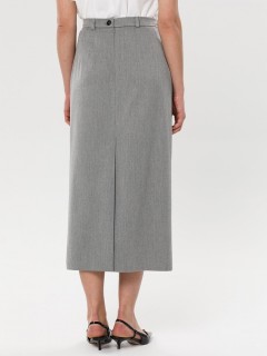 Юбка светло-серая с карманами Priz(фото5)