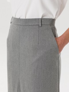 Юбка светло-серая с карманами Priz(фото4)