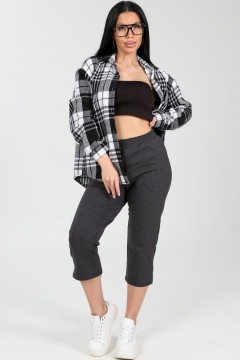 Бриджи трикотажные цвета антрацит Iv-capriz