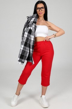 Бриджи трикотажные в красном цвете Iv-capriz