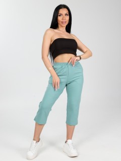 Бриджи трикотажные в фисташковом цвете Iv-capriz(фото4)