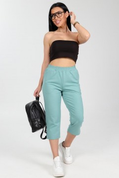 Бриджи трикотажные в фисташковом цвете Iv-capriz