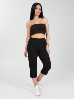 Бриджи трикотажные в чёрном цвете Iv-capriz(фото8)