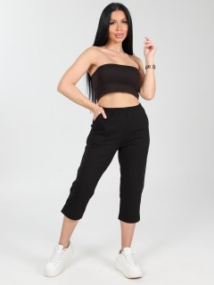 Бриджи трикотажные в чёрном цвете Iv-capriz(фото2)