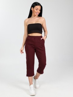 Бриджи трикотажные в винном цвете Iv-capriz(фото7)