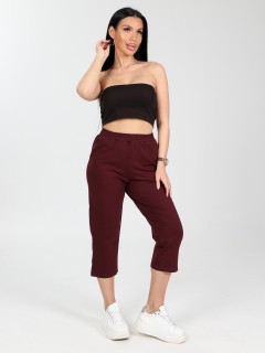 Бриджи трикотажные в винном цвете Iv-capriz(фото2)