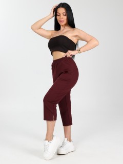 Бриджи трикотажные в винном цвете Iv-capriz(фото4)