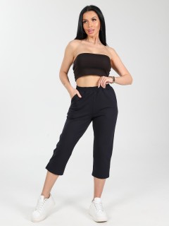 Бриджи трикотажные в цвете индиго Iv-capriz(фото4)