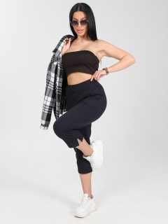 Бриджи трикотажные в цвете индиго Iv-capriz(фото5)