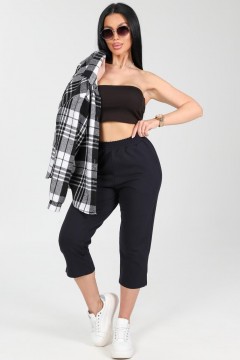 Бриджи трикотажные в цвете индиго