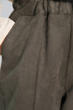 Брюки зелёные замшевые LT collection(фото5)