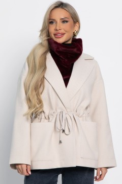 Пальто-пиджак бежевого цвета LT collection(фото3)