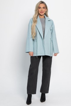 Пальто-пиджак голубого цвета LT collection(фото4)